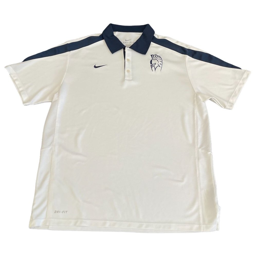 Nike Dri-Fit Scottsdale Preparatory Academy Spartans White SS Polo, Size L